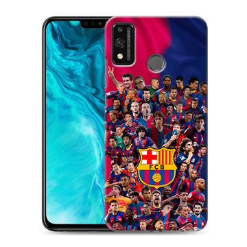 Силиконовый чехол на Huawei Honor 9X Lite с принтом Барселона Barcelona