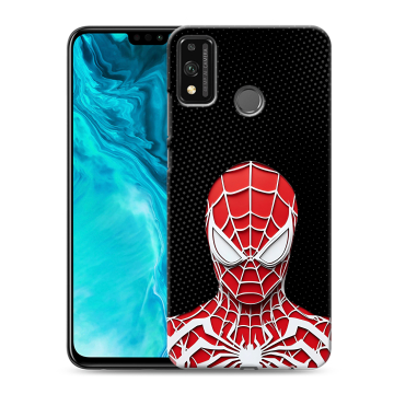 Силиконовый чехол на Huawei Honor 9X Lite с принтом человек паук spiderman