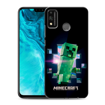 Силиконовый чехол на Huawei Honor 9X Lite с принтом Майнкрафт Minecraft