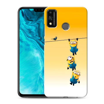 Силиконовый чехол на Huawei Honor 9X Lite с принтом Миньоны