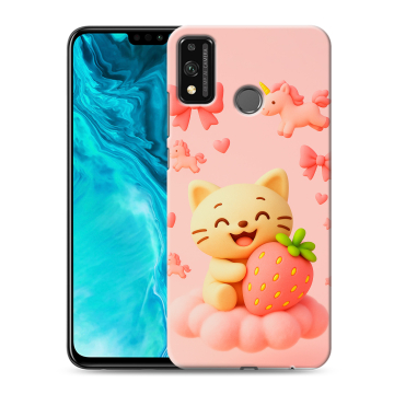 Силиконовый чехол на Huawei Honor 9X Lite с принтом для девочек