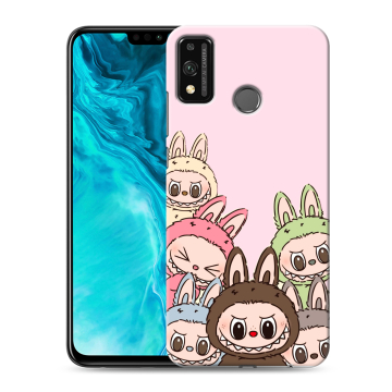 Силиконовый чехол на Huawei Honor 9X Lite с принтом Лабубу