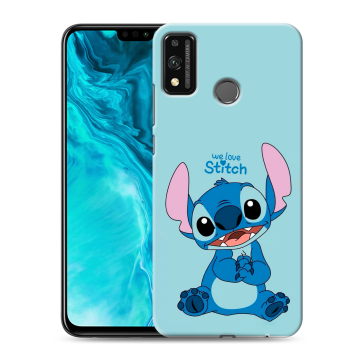 Силиконовый чехол на Huawei Honor 9X Lite с принтом Лило и Стич