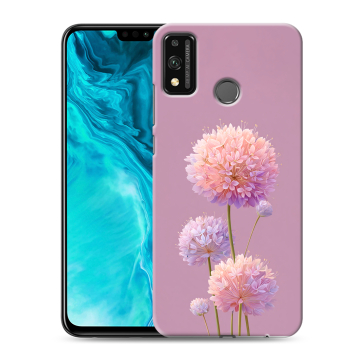 Силиконовый чехол на Huawei Honor 9X Lite с принтом Цветы
