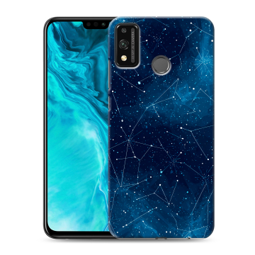 Силиконовый чехол на Huawei Honor 9X Lite с принтом Космос звезды