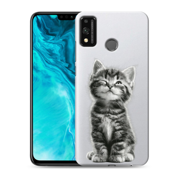 Силиконовый чехол на Huawei Honor 9X Lite с принтом Котенок