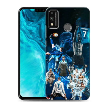 Силиконовый чехол на Huawei Honor 9X Lite с принтом Реал Роналдо