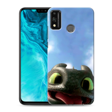 Силиконовый чехол на Huawei Honor 9X Lite с принтом Как приручить дракона