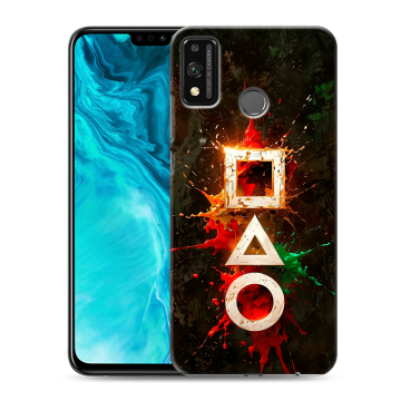 Силиконовый чехол на Huawei Honor 9X Lite с принтом Squid Game Игра кальмара