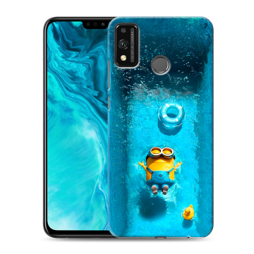 Силиконовый чехол на Huawei Honor 9X Lite с принтом Миньоны