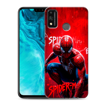 Силиконовый чехол на Huawei Honor 9X Lite с принтом Spiderman Человек паук