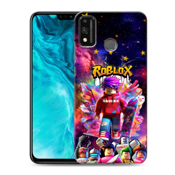 Силиконовый чехол на Huawei Honor 9X Lite с принтом Roblox Роблокс