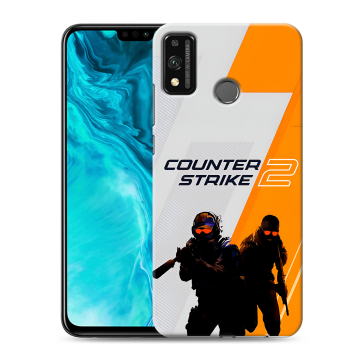 Силиконовый чехол на Huawei Honor 9X Lite с принтом Counter Strike