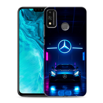 Силиконовый чехол на Huawei Honor 9X Lite с принтом Mercedes Мерседес