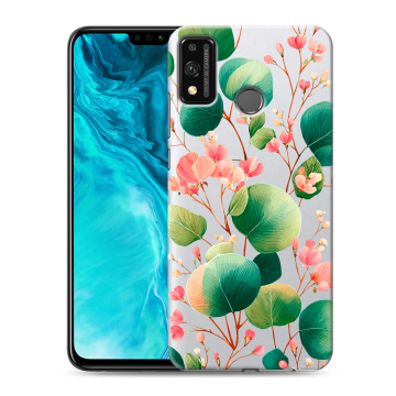 Силиконовый чехол на Huawei Honor 9X Lite с принтом женский