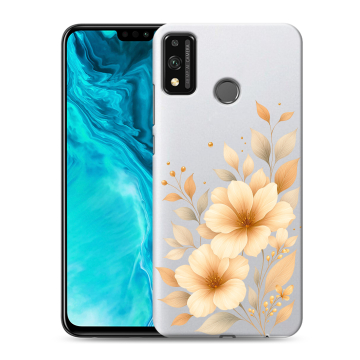 Силиконовый чехол на Huawei Honor 9X Lite с принтом для девушки