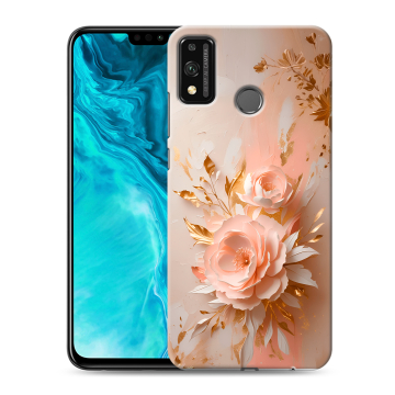 Силиконовый чехол на Huawei Honor 9X Lite с принтом женский