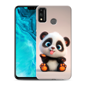 Силиконовый чехол на Huawei Honor 9X Lite с принтом милая панда