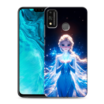 Силиконовый чехол на Huawei Honor 9X Lite с принтом Холодное сердце Frozen