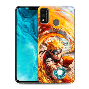 Силиконовый чехол на Huawei Honor 9X Lite с принтом Аниме Наруто Naruto