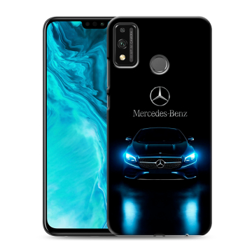 Силиконовый чехол на Huawei Honor 9X Lite с принтом Mercedes Мерседес