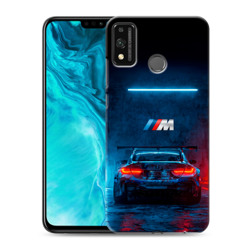 Силиконовый чехол на Huawei Honor 9X Lite с принтом BMW БМВ