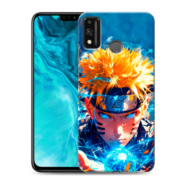 Силиконовый чехол на Huawei Honor 9X Lite с принтом Аниме Наруто Naruto