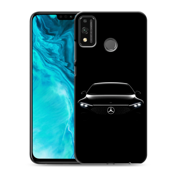 Силиконовый чехол на Huawei Honor 9X Lite с принтом Mercedes Мерседес