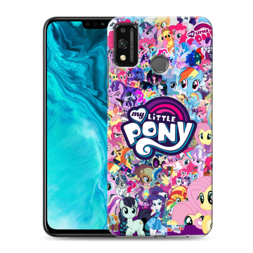 Силиконовый чехол на Huawei Honor 9X Lite с принтом My little pony Дружба чудо