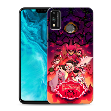 Силиконовый чехол на Huawei Honor 9X Lite с принтом Hazbin Hotel Отель Хазбин