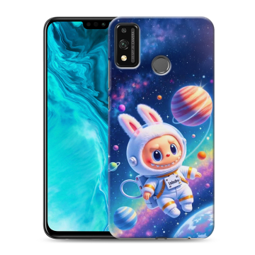 Силиконовый чехол на Huawei Honor 9X Lite с принтом Labubu Лабубу