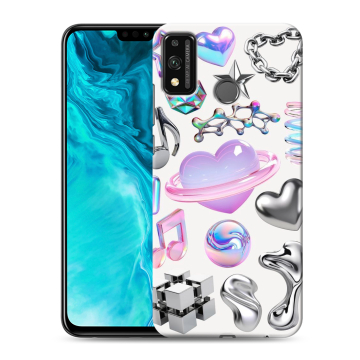 Силиконовый чехол на Huawei Honor 9X Lite с принтом Y2K