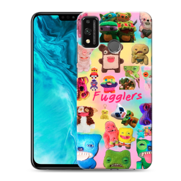 Силиконовый чехол на Huawei Honor 9X Lite с принтом Флагер Fuggler