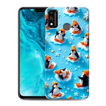 Силиконовый чехол на Huawei Honor 9X Lite с принтом Новый год