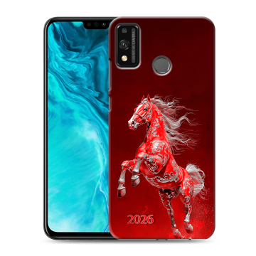 Силиконовый чехол на Huawei Honor 9X Lite с принтом Новый год