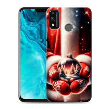 Силиконовый чехол на Huawei Honor 9X Lite с принтом Новый год