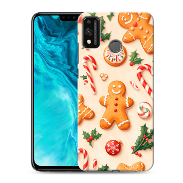 Силиконовый чехол на Huawei Honor 9X Lite с принтом Новый год