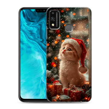 Силиконовый чехол на Huawei Honor 9X Lite с принтом Новый год