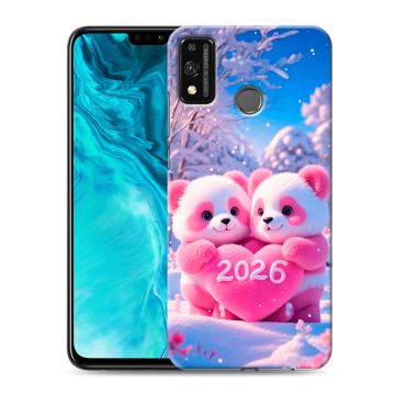 Силиконовый чехол на Huawei Honor 9X Lite с принтом Новый год