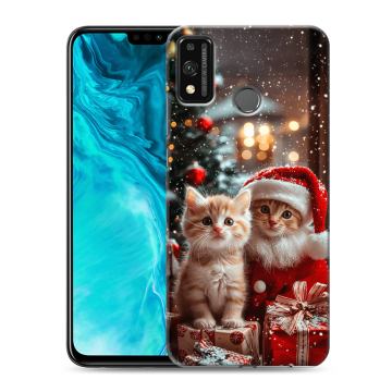 Силиконовый чехол на Huawei Honor 9X Lite с принтом Новый год