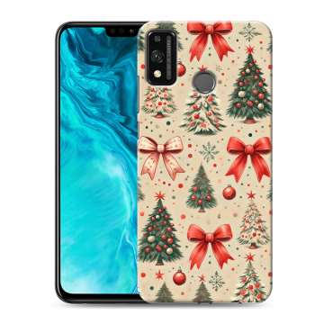 Силиконовый чехол на Huawei Honor 9X Lite с принтом Новый год