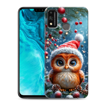 Силиконовый чехол на Huawei Honor 9X Lite с принтом Новый год Силиконовый чехол на Huawei Honor 9X Lite с принтом Новый год