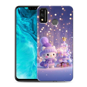 Силиконовый чехол на Huawei Honor 9X Lite с принтом Новый год Силиконовый чехол на Huawei Honor 9X Lite с принтом Новый год