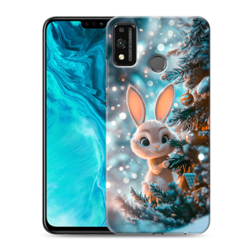 Силиконовый чехол на Huawei Honor 9X Lite с принтом Новый год Силиконовый чехол на Huawei Honor 9X Lite с принтом Новый год