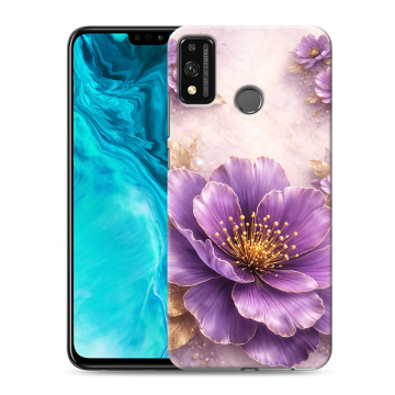 Силиконовый чехол на Huawei Honor 9X Lite с принтом женский