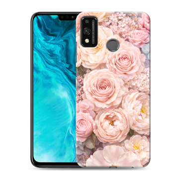 Силиконовый чехол на Huawei Honor 9X Lite с принтом женский
