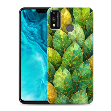 Силиконовый чехол на Huawei Honor 9X Lite с принтом женский