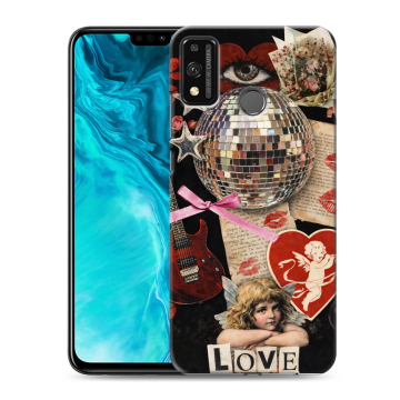 Силиконовый чехол на Huawei Honor 9X Lite с принтом для девочек