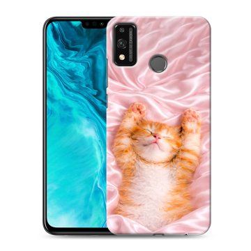 Силиконовый чехол на Huawei Honor 9X Lite с принтом женский