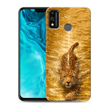 Силиконовый чехол на Huawei Honor 9X Lite с принтом женский